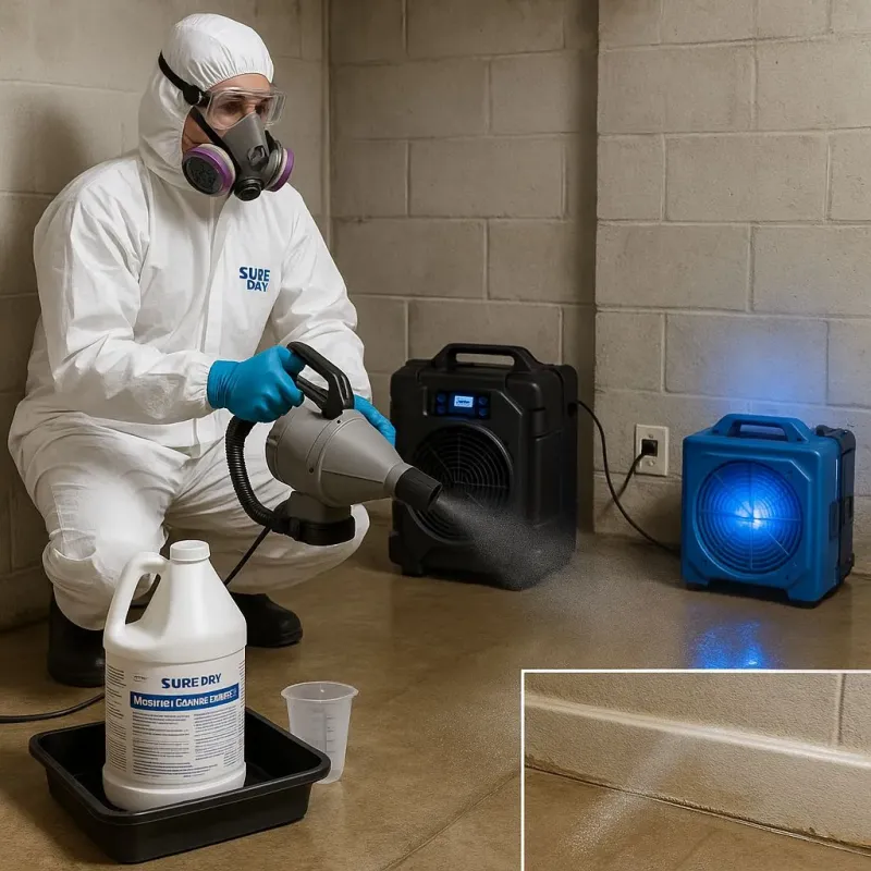 Sanitization and Odor Removal process in South Valley Stream, NY